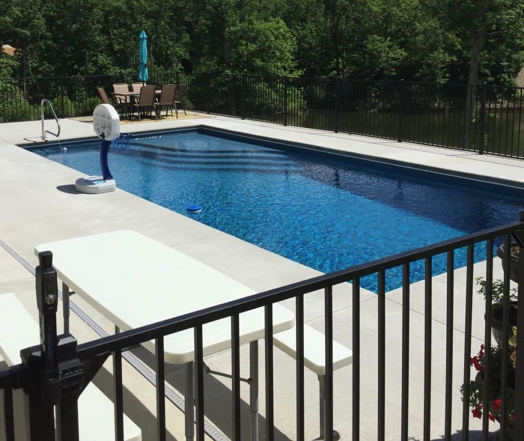 Inground Fiberglass Pool Installation Latham Pool