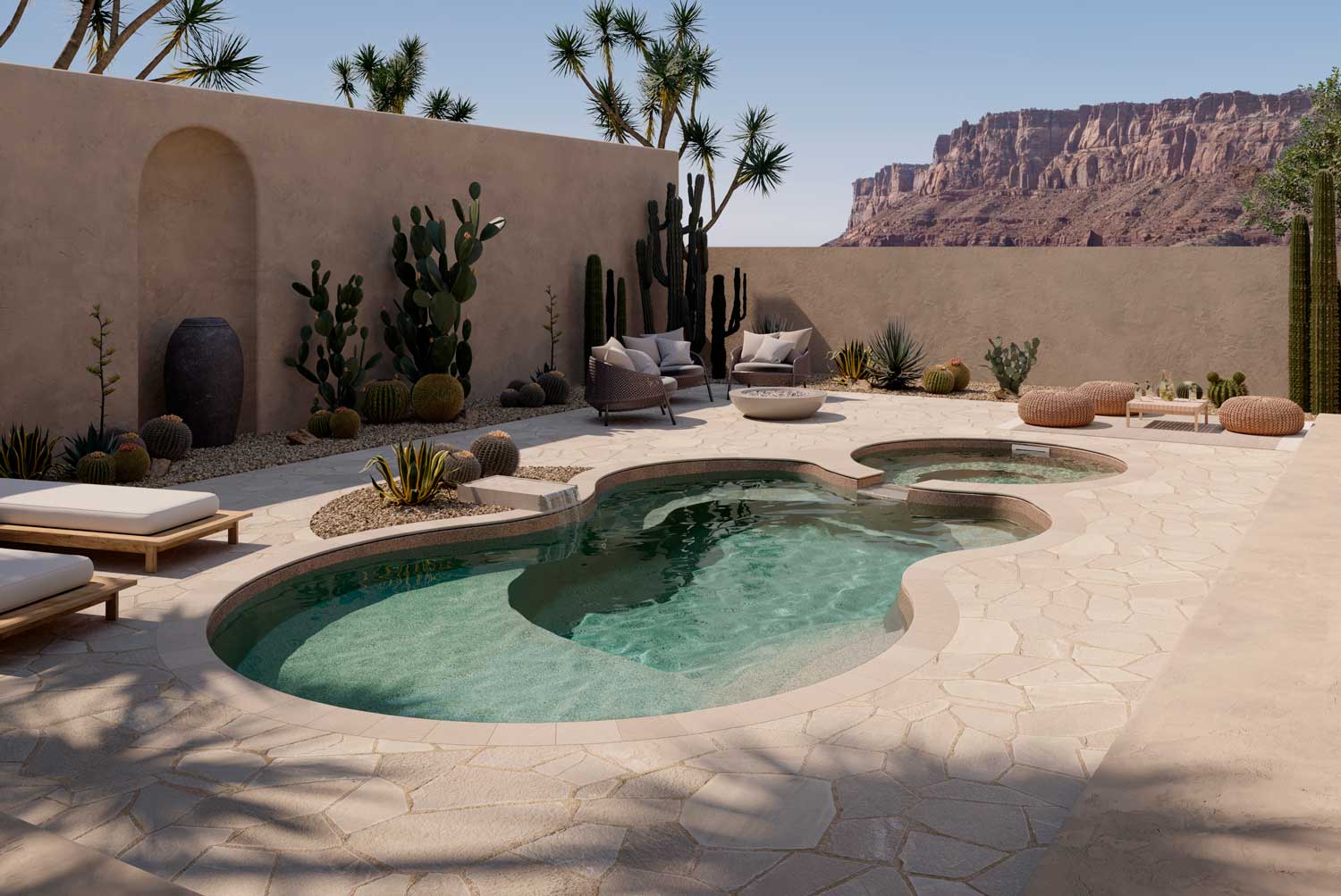 Axiom 12 Deluxe fiberglass pool — view photo gallery