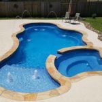Cancun Deluxe Fiberglass Pool