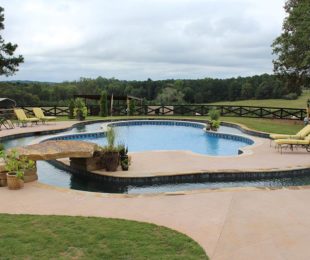 Vinyl Pool Lagoon with Lap