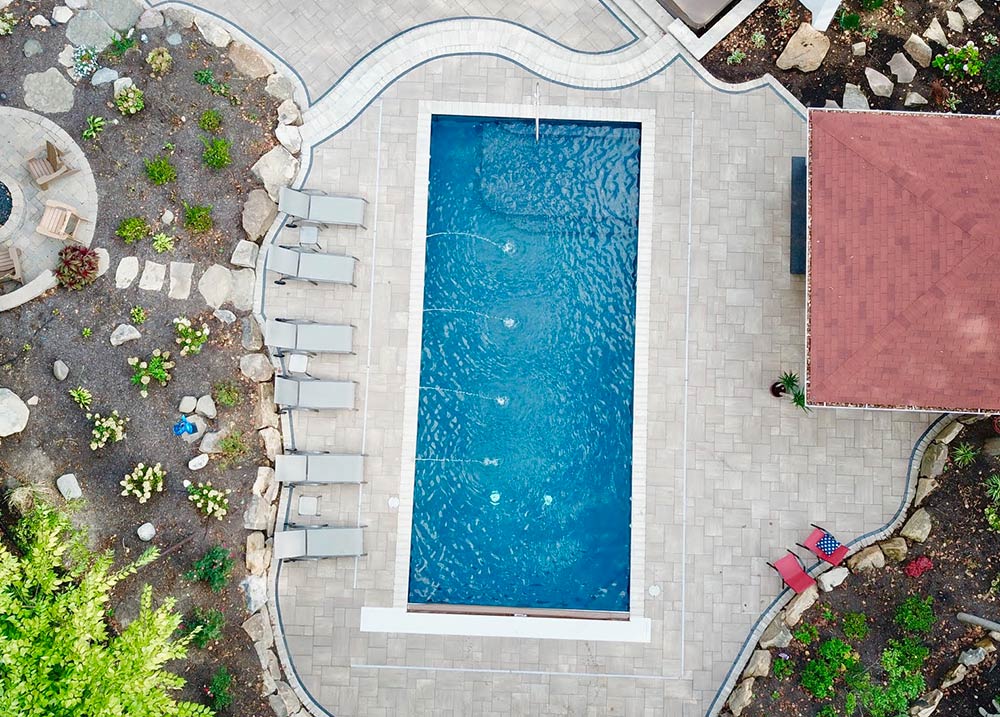 in ground pool stairs vinyl liner