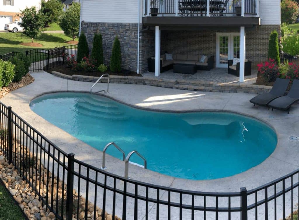 Kidney Shape Swimming Pool