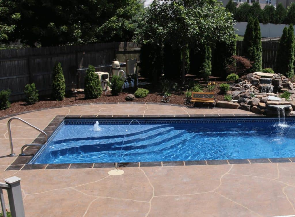 Rectangle Shape Swimming Pool