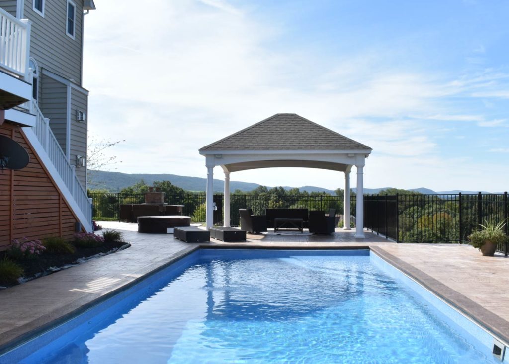 Rectangle Shaped Swimming Pool