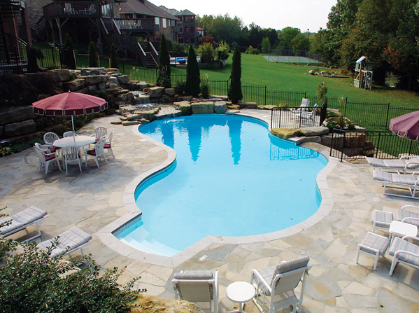 Custom Polymer Swimming Pool Pacific Pools built in Canada