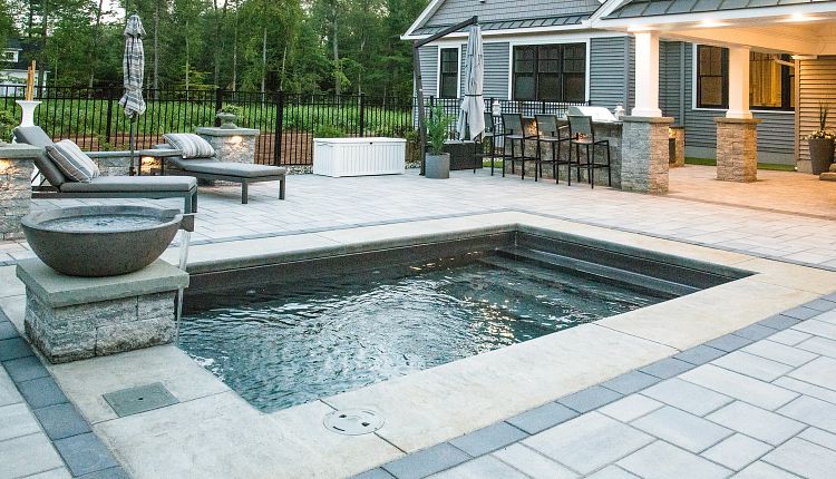 Inground Pools For Small Backyards, Simple Backyard Inground Pools
