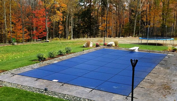 Vinyl Liner Pool with Winter Safety Cover by All Seasons Pool and Spa (NH)