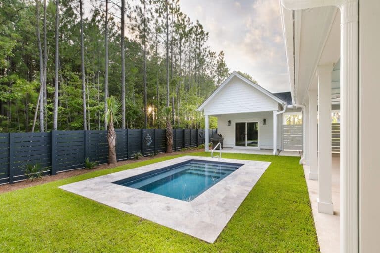 Charleston, South Carolina - Image Provided By: Heritage Pools LLC - Image Shown: Fiberglass Harmony, Milan Majestic Blue