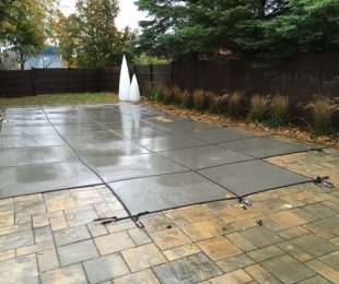 Latham Solid & Mesh Safety Covers inground pool