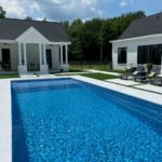 Latham Fiberglass Corinthian 16 | Crystite Classic Sapphire Blue inground pool