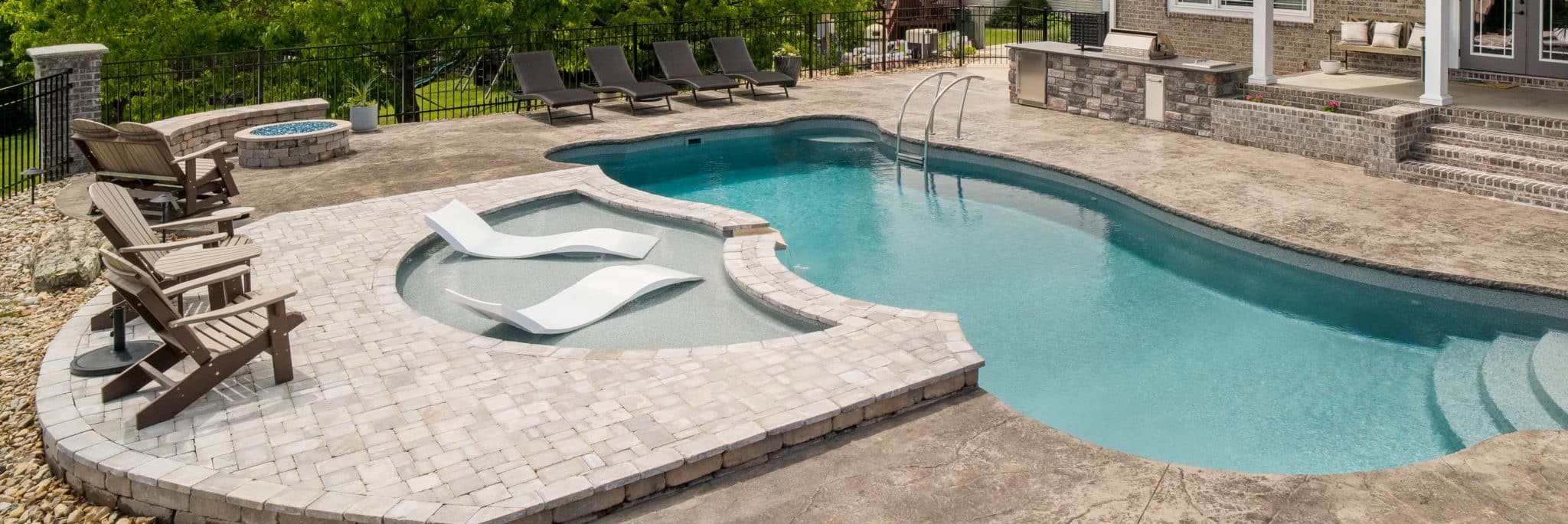 Pool Tanning Ledges Vinyl & Fiberglass Latham Pools