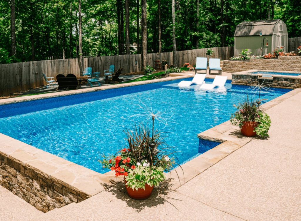 Vinyl Pool Coping Decking Latham Pools