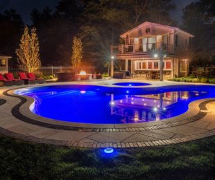 Latham Vinyl Liner Pools Lagoon | OXFORD / ELECTRIC AQUARIUS inground pool