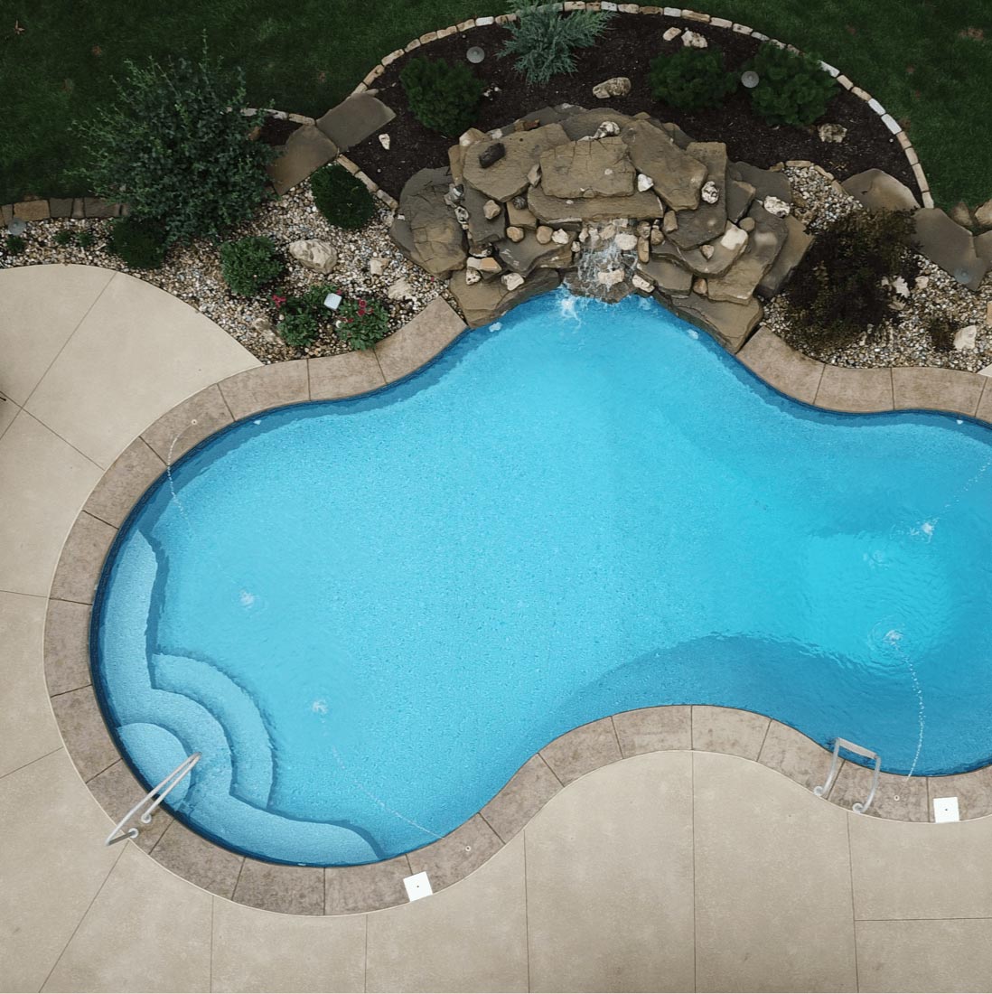 Latham Inground Pool Steps & Handrails Vinyl & Fiberglass Pools