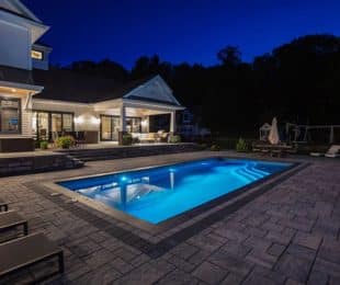 Latham Fiberglass Olympia 14 inground pool