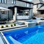 Latham Fiberglass Barcelona inground pool