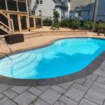 Latham Fiberglass Valencia | Whisper White inground pool