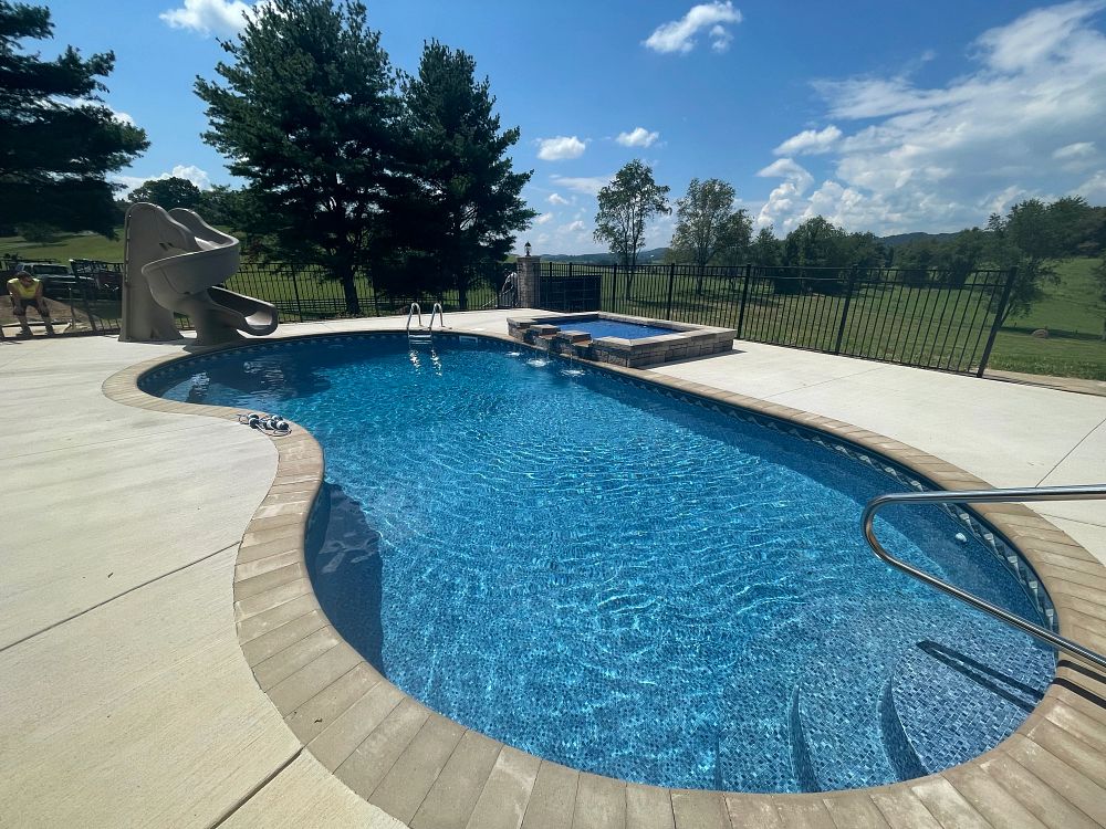 Vinyl Liner Pools | Photo courtesy of Trogdon Inground Pools, Virginia