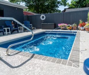Latham Fiberglass Milan inground pool