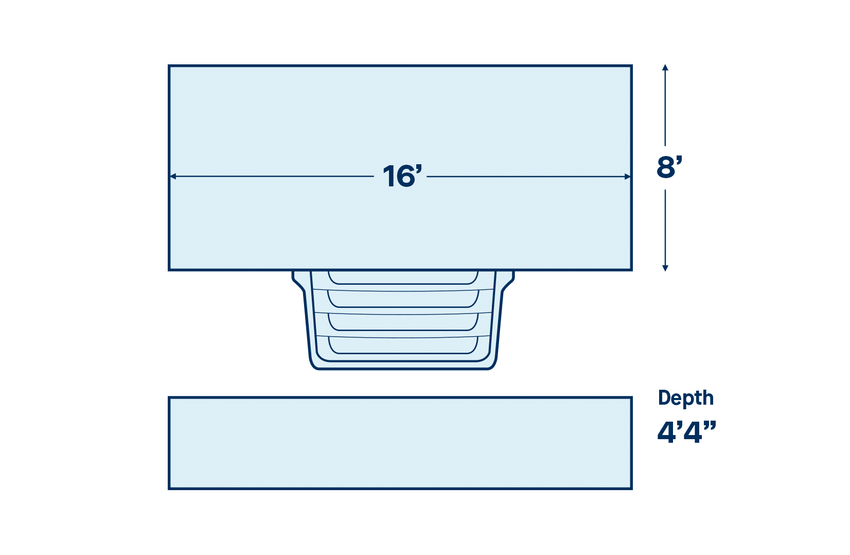 Vinyl Liner Plunge Pool Collection - Latham Pool