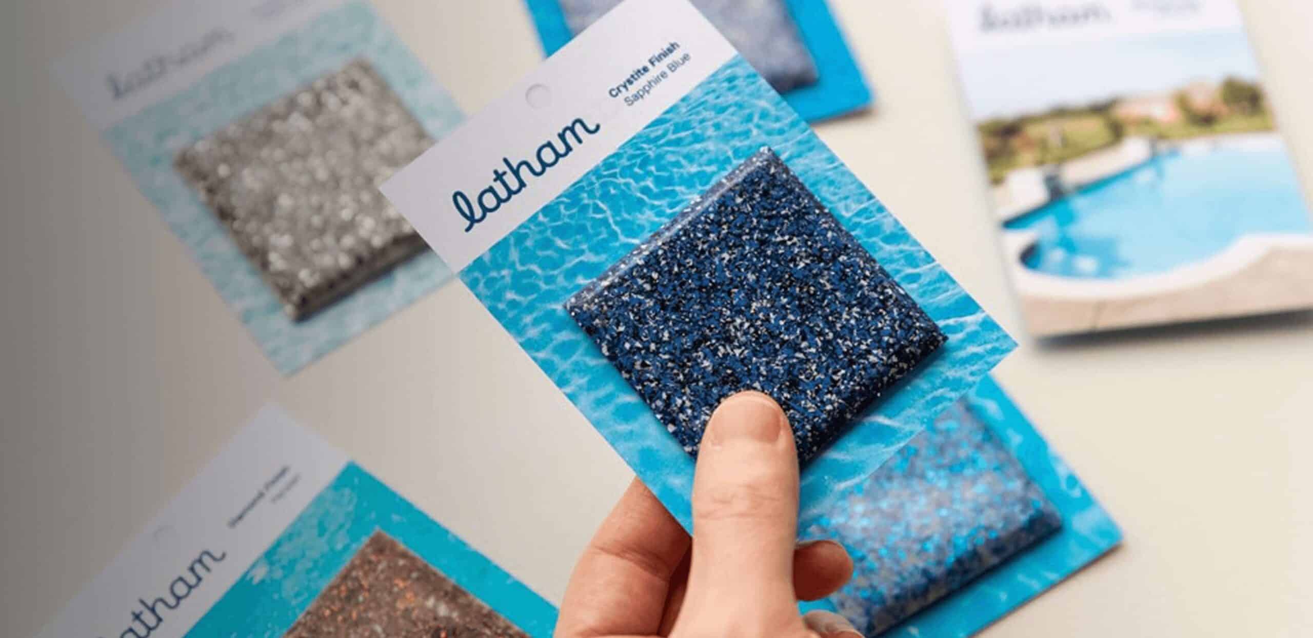 Latham Fiberglass Pool Color Swatches