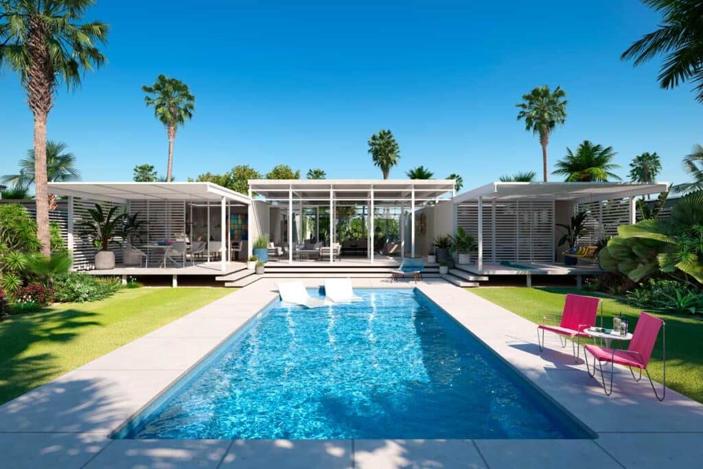 Fiberglass pools fit naturally into Fort Lauderdale landscapes, offering durability and easy care in every season