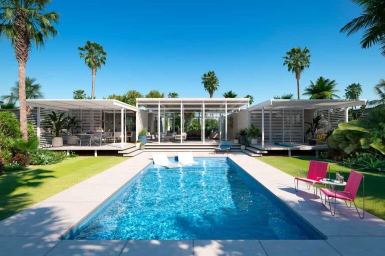 Fiberglass pools fit naturally into Fort Lauderdale landscapes, offering durability and easy care in every season