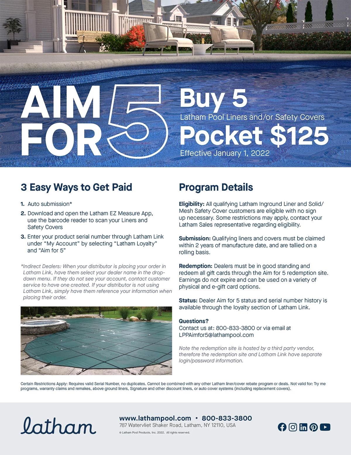 Latham Aim For 5 Brochure