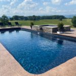 Latham Fiberglass Barcelona | Crystite Crystal Night Sky inground pool
