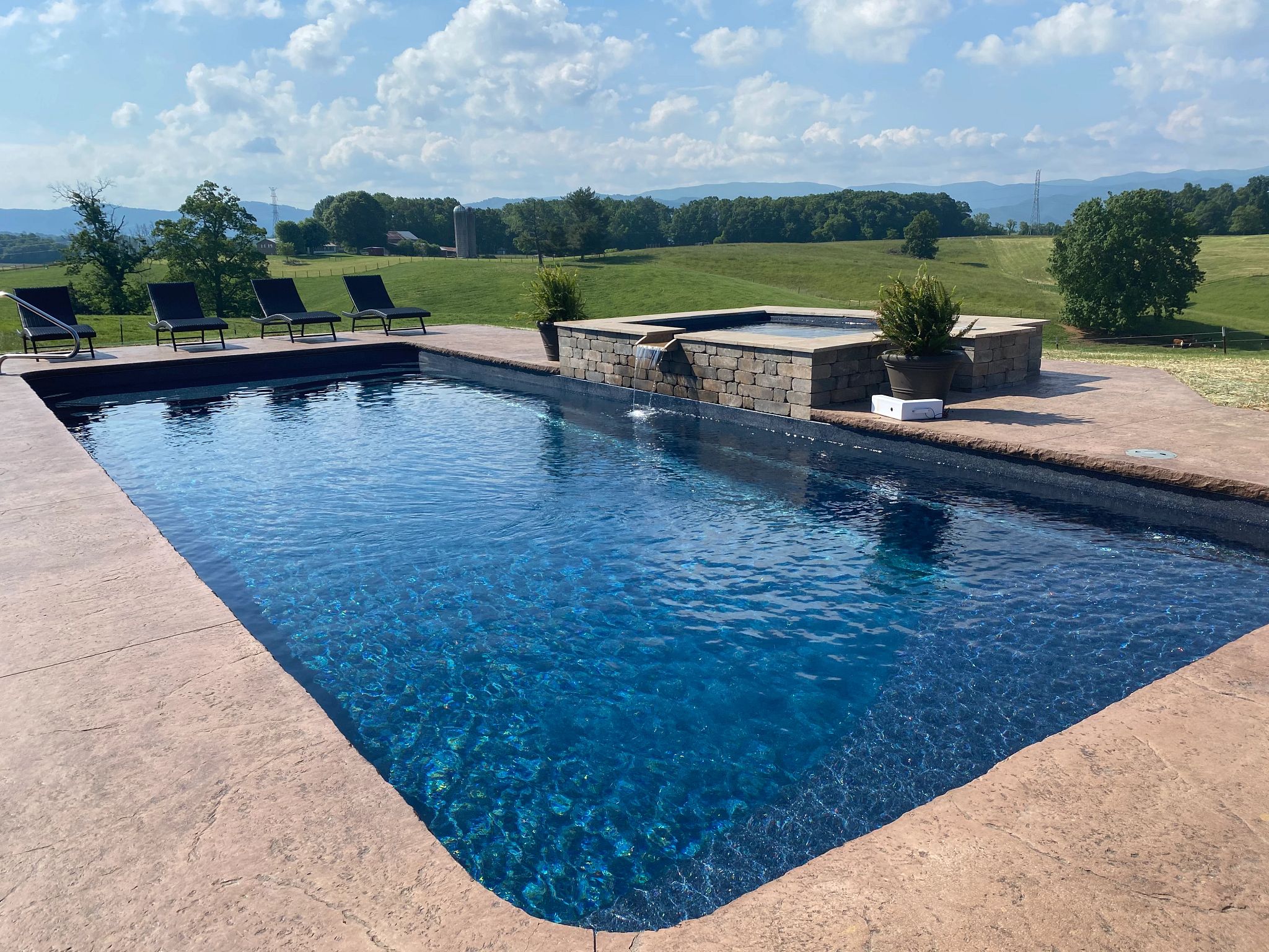 Swimming Pool Fountains Bubblers Waterfalls Latham Pools