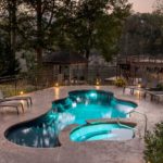 Latham Fiberglass Cancun Deluxe | NIGHT SKY G3 inground pool