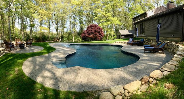 Vinyl Liner Pool | Lagoon in Natural Grey by Dartmouth Pools (ME)