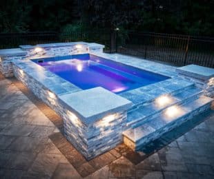 Latham Fiberglass Milan | Sapphire Blue inground pool