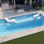 Latham Fiberglass Providence 14 | Crystite Crystal Ocean Blue inground pool