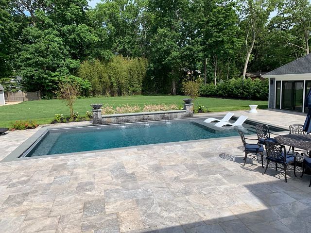 Vinyl Liner Pool | Rectangle in Natural Grey by Dakota Pools (NY)